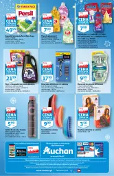 Gazetka promocyjna Auchan - Skarbonka #50 - Gazetka - ważna od 24.12 do 24.12.2021 - strona 4 - produkty: Top, Sól, Tablet, Persil, Szczotka, Szczotka do włosów, Rajstopy, Szynka, Woolite, Płyn do płukania, Somat, Lakier do włosów, Maszynka, Kapsułki do prania, Lakier, Fa