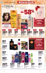 Gazetka promocyjna Drogerie Natura - Gazetka Drogerie Natura - Gazetka - ważna od 17.11 do 17.11.2021 - strona 2 - produkty: Palette, Elseve, Ser, Dezodorant, Color Creme, Taft, Tusz, Lion, Maska do włosów, Schauma, Chusteczki, Szampon, Syoss, Lakier do włosów, Krem na dzień, Odżywka, Suchy szampon, Got2b, Maska, Oleo, Podkład, Lakier, Farba do włosów, Fa