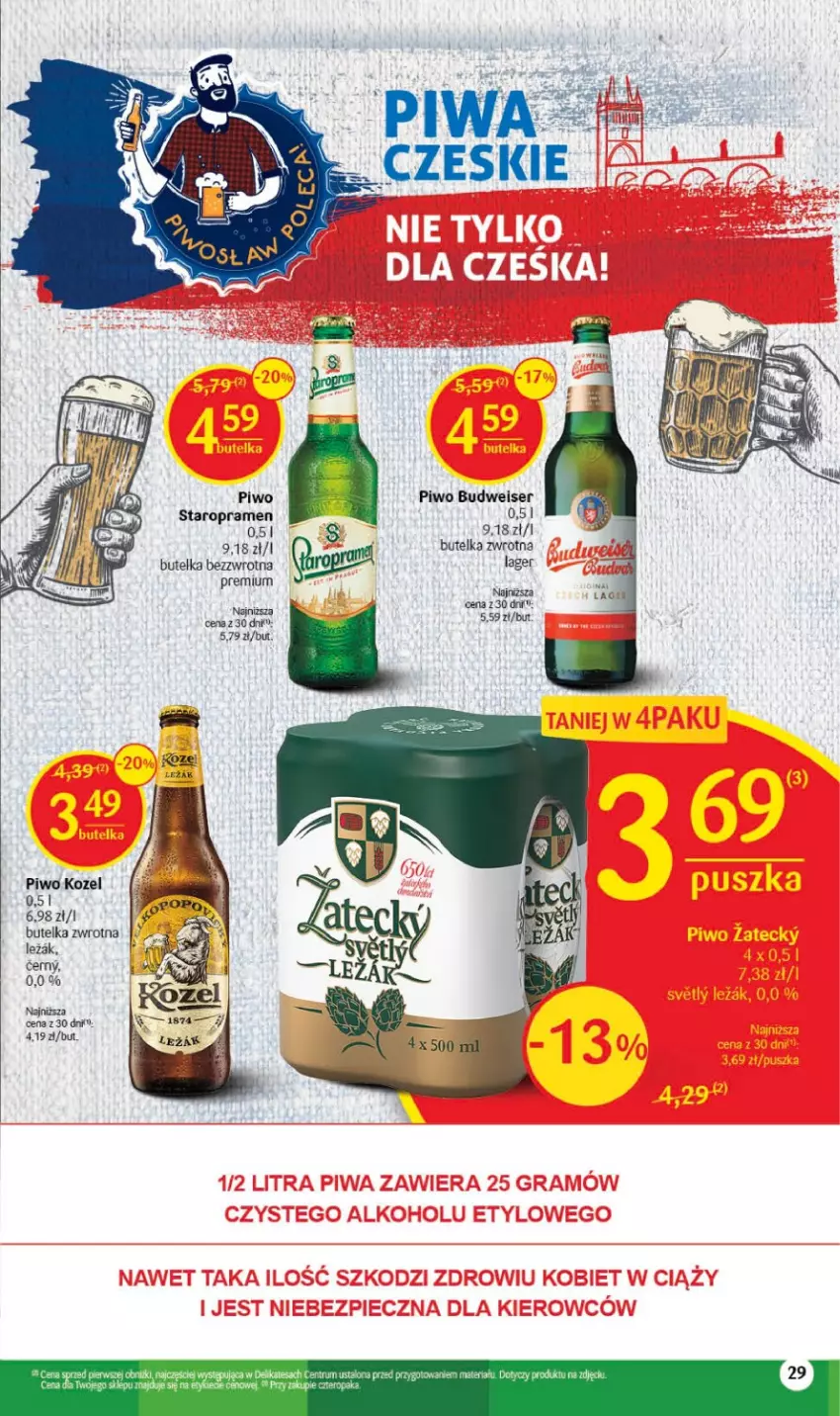 Gazetka promocyjna Delikatesy Centrum - Gazetka DC20 - ważna 25.05 do 31.05.2023 - strona 29 - produkty: Kozel, Piwo, Rum, Ser