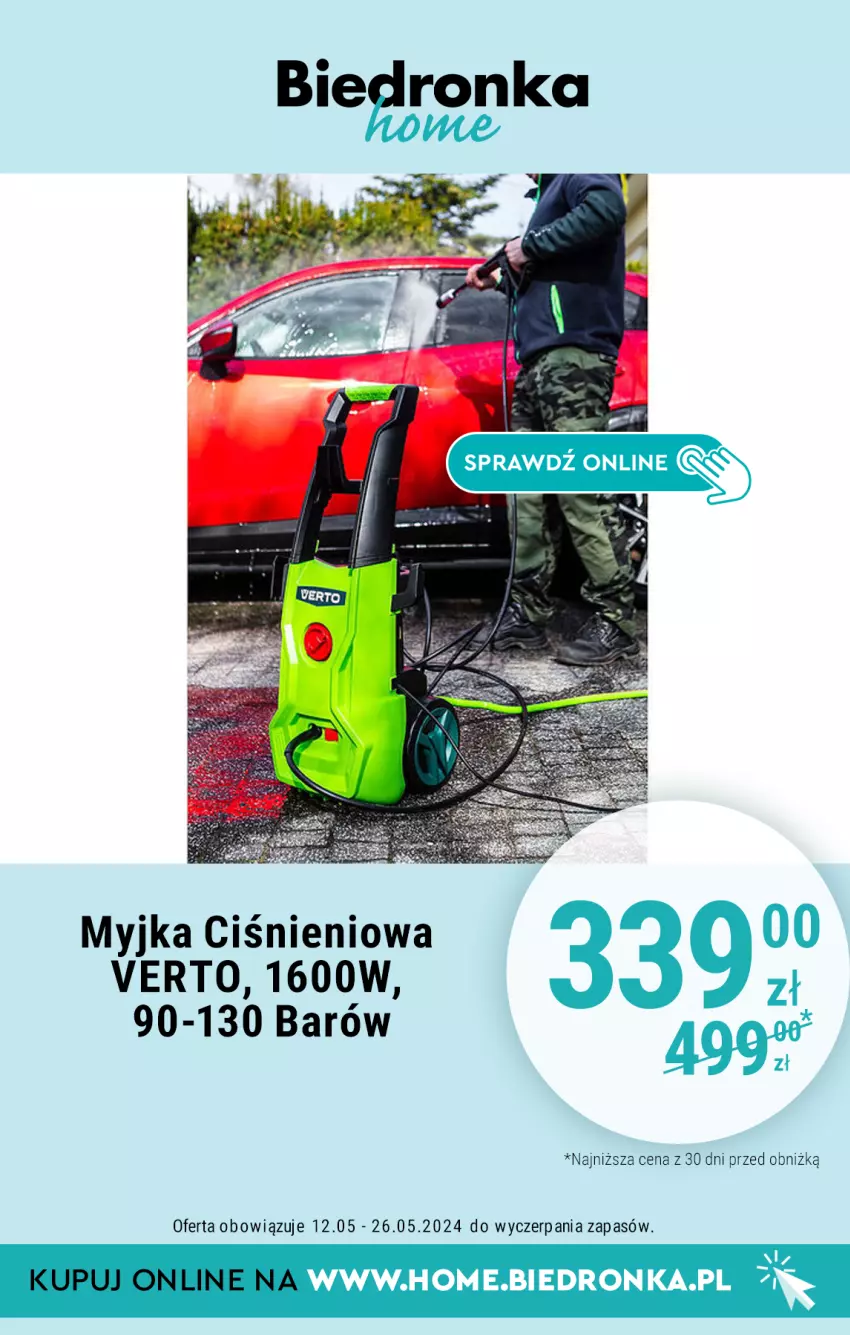 Gazetka promocyjna Biedronka - ważna 28.04 do 02.06.2024 - strona 13 - produkty: Myjka ciśnieniowa