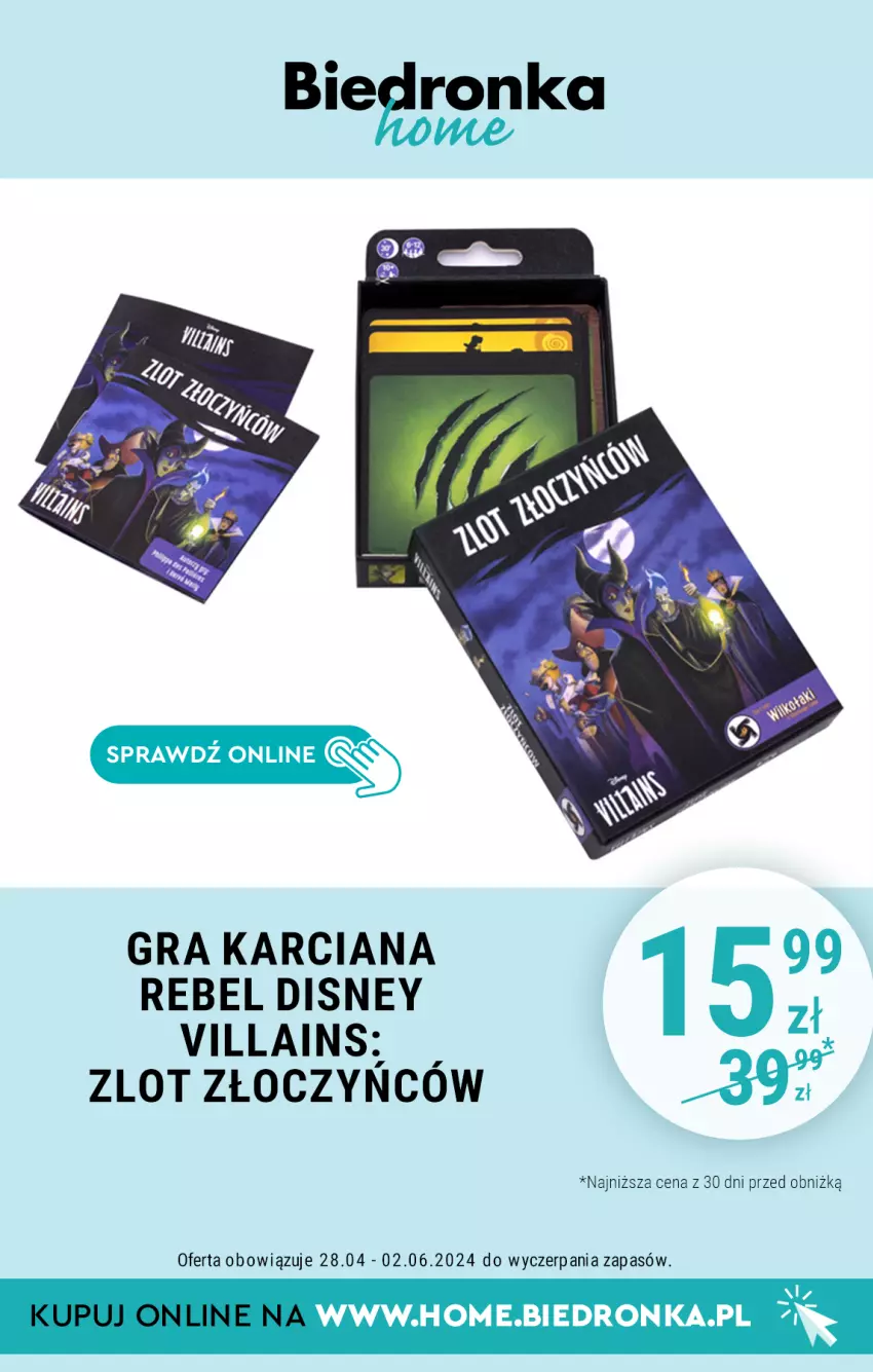 Gazetka promocyjna Biedronka - ważna 28.04 do 02.06.2024 - strona 2 - produkty: Disney, Gra