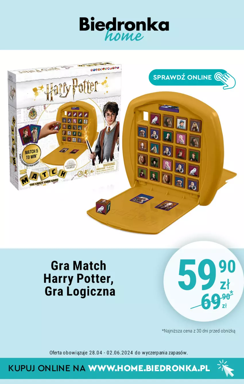 Gazetka promocyjna Biedronka - ważna 28.04 do 02.06.2024 - strona 5 - produkty: Gra, Harry Potter