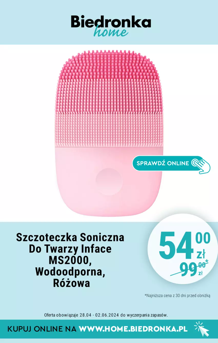 Gazetka promocyjna Biedronka - ważna 28.04 do 02.06.2024 - strona 8 - produkty: Fa, Por, Szczoteczka, Szczoteczka soniczna