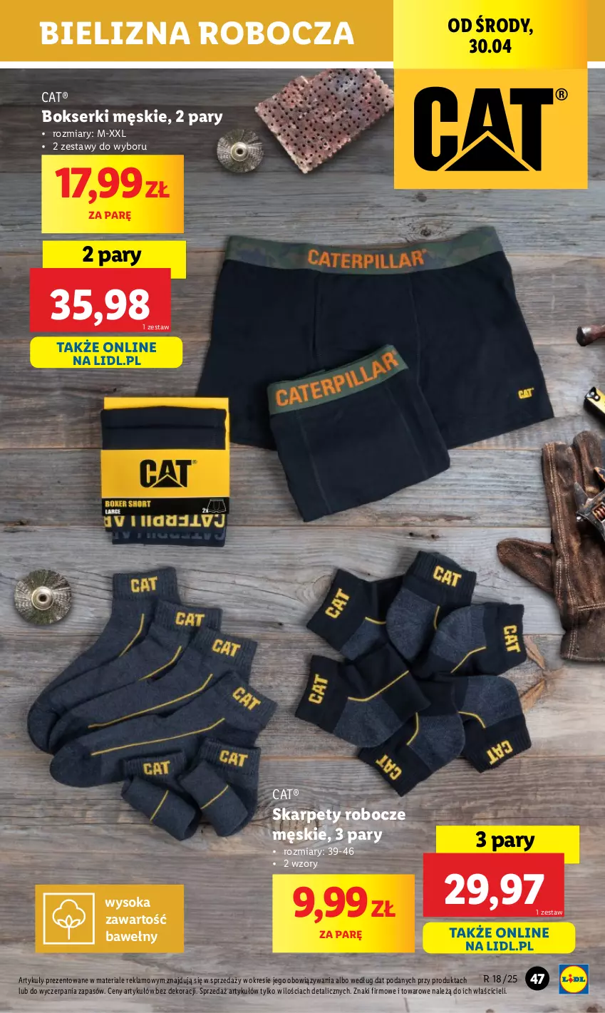 Gazetka promocyjna Lidl - GAZETKA - ważna 28.04 do 02.05.2025 - strona 51 - produkty: Bielizna, Bokserki, Karp, Ser, Sok