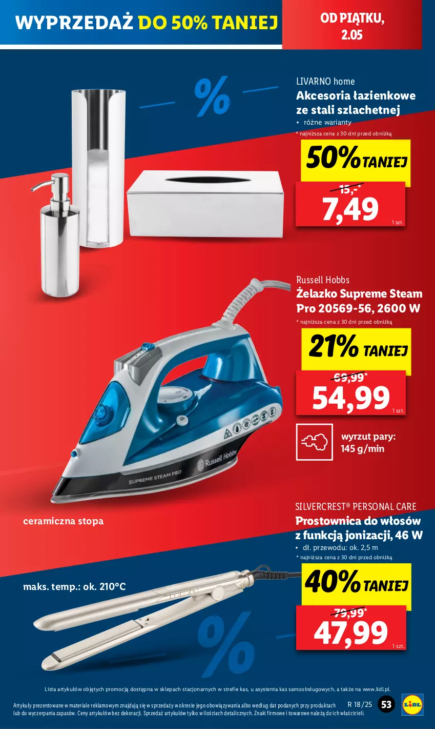 Gazetka promocyjna Lidl - GAZETKA - ważna 28.04 do 02.05.2025 - strona 57 - produkty: Ivar, Prostownica do włosów, Silvercrest, Top