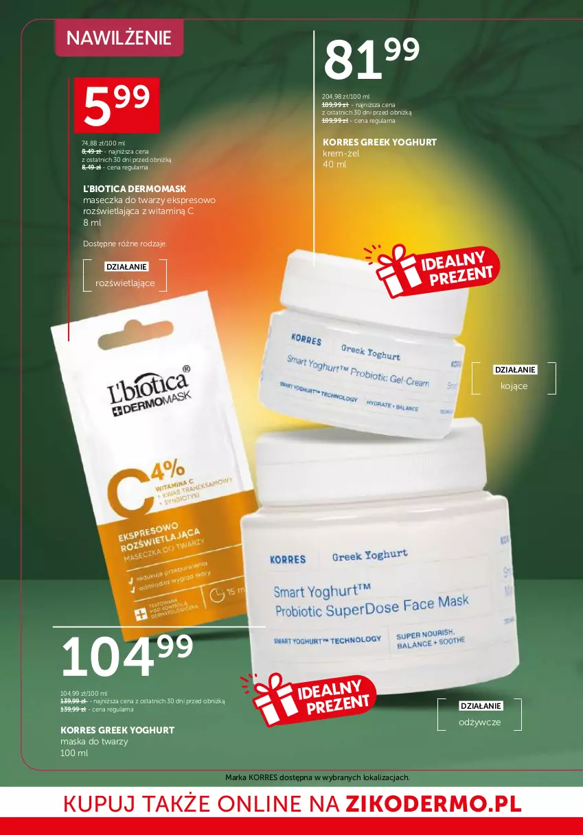 Gazetka promocyjna Ziko - Gazetka Ziko Dermo - ważna 26.02 do 11.03.2026 - strona 8 - produkty: Bioderma, Dermedic, Krem do rąk, Krem nawilżający, L'Biotica, Maska, Maska do twarzy, Rum, Ser, Serum, Top, Ziaja