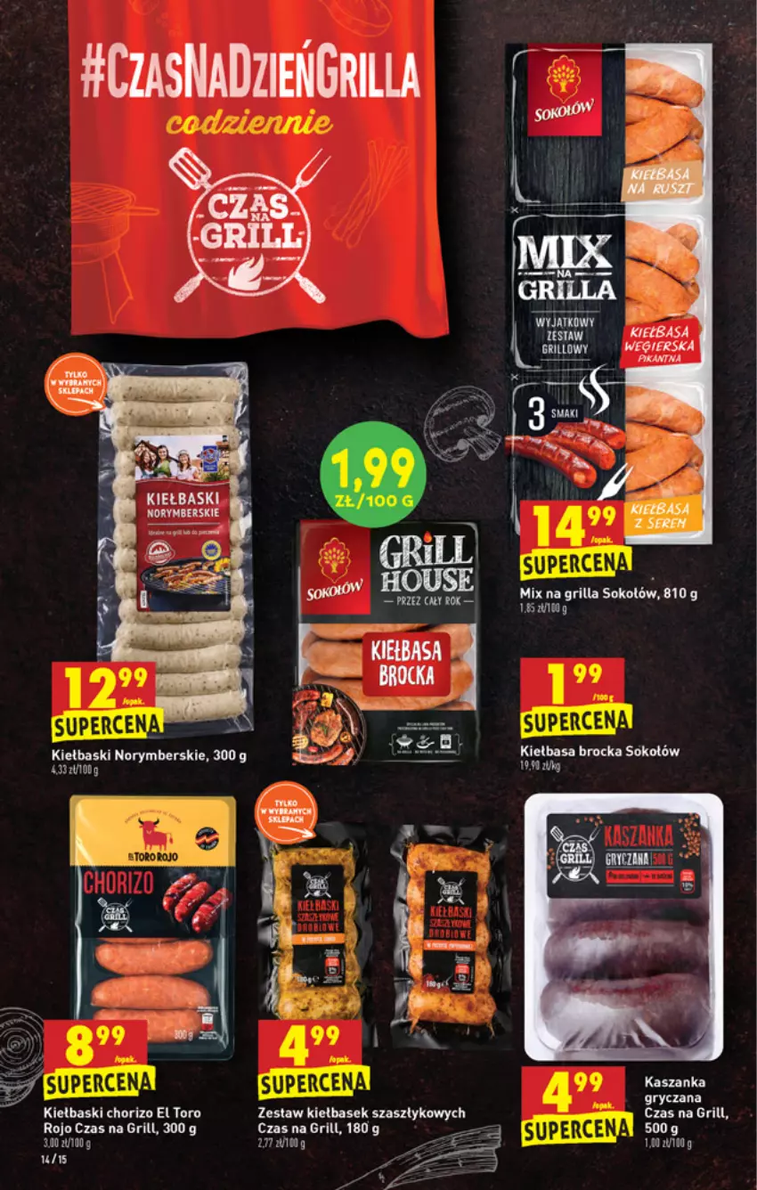 Gazetka promocyjna Biedronka - W tym tygodniu - ważna 02.06 do 09.05.2021 - strona 14 - produkty: Grill, Gry, Kask, Kasza, Kaszanka, Kiełbasa, Sok, Sokołów