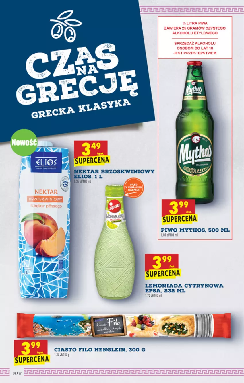 Gazetka promocyjna Biedronka - W tym tygodniu - ważna 02.06 do 09.05.2021 - strona 36 - produkty: Lemoniada, Nektar, Piwo