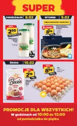 Gazetka promocyjna Netto - Oferta tygodnia - Gazetka - ważna od 13.02 do 13.02.2021 - strona 2 - produkty: Piec, Ser, Jaja, Pizza, Mąka, Basia, Mąka pszenna, Olej, Wkład olejowy