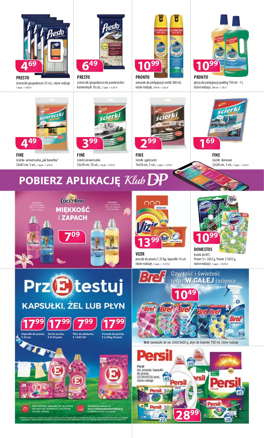 Gazetka promocyjna Drogerie Polskie - Gazetka - ważna 12.11 do 30.11.2021 - strona 8 - produkty: Domestos, Presto, Pronto, Vizir, Wełna
