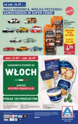 Gazetka promocyjna Aldi - Artykuły przemysłowe i tekstylia - Gazetka - ważna od 26.07 do 26.07.2025 - strona 16 - produkty: Por, Smakowita, Chodzik, Samochodziki, O nas, Mattel, Biuro