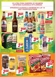 Gazetka promocyjna Dino - Gazetka - Gazetka - ważna od 06.07 do 06.07.2021 - strona 14 - produkty: Piwo, Somersby, Beskidzki, Chipsy, Fortuna, Carlsberg, Crunchips, Lorenz, Aksam, Harnaś, Napój