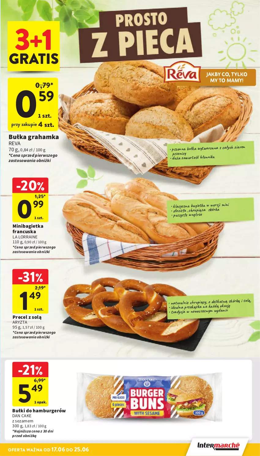 Gazetka promocyjna Intermarche - Gazetka promocyjna - ważna 17.06 do 25.06.2025 - strona 31 - produkty: Bagietka, Bułka, Dan Cake, Gra, Sezam