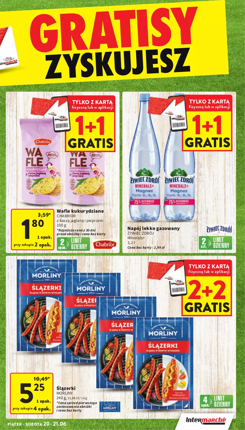 Gazetka promocyjna Intermarche - Gazetka promocyjna - ważna 17.06 do 25.06.2025 - strona 7 - produkty: Chabrior, Gra, Morliny, Napój, Pieprz, Wafle