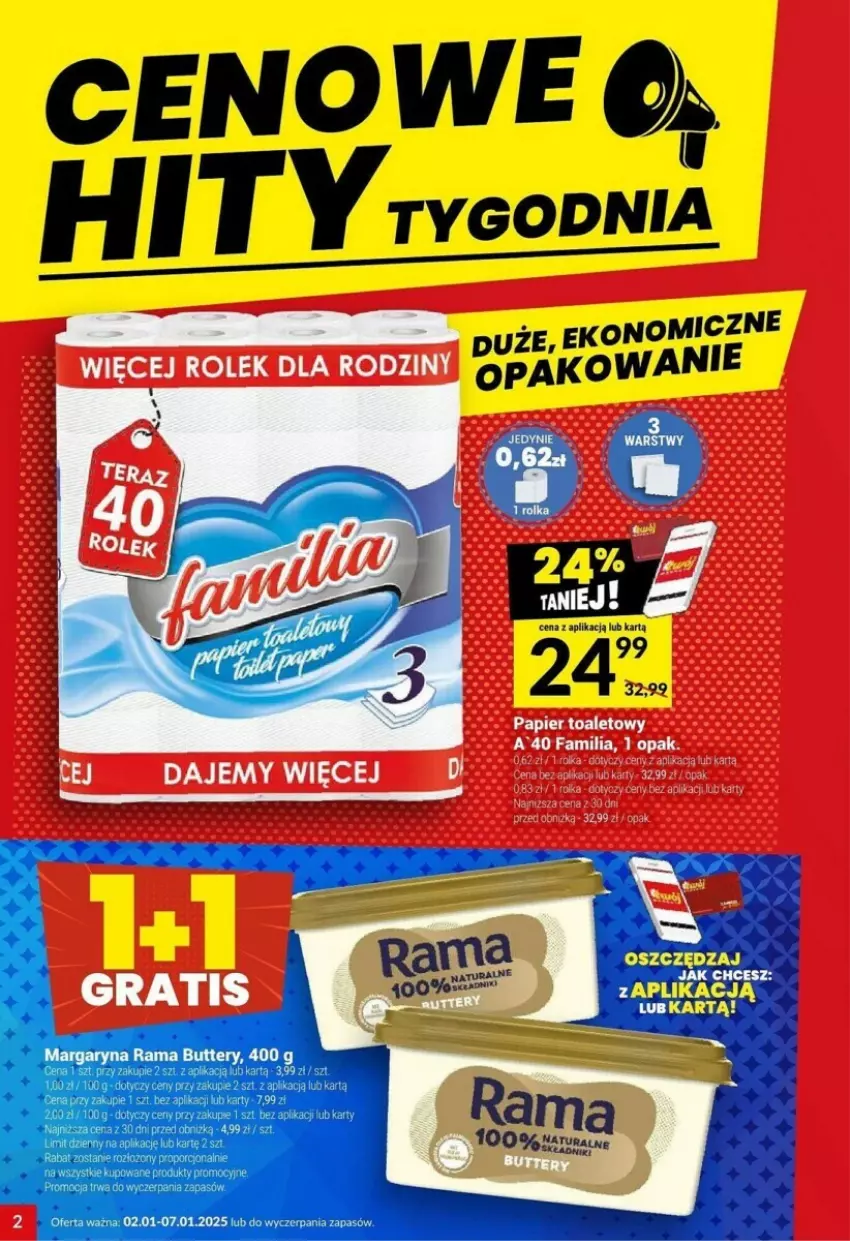 Gazetka promocyjna Twoj Market - ważna 02.01 do 07.01.2025 - strona 12 - produkty: Fa, Margaryna, Rama