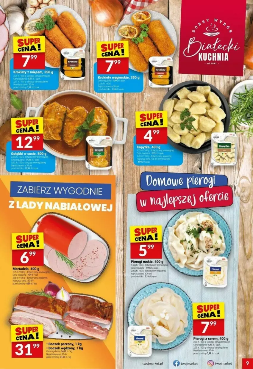 Gazetka promocyjna Twoj Market - ważna 02.01 do 07.01.2025 - strona 26 - produkty: Boczek, Brit, Kakao, Krokiety, Pierogi, Ser