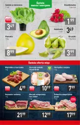 Gazetka promocyjna Stokrotka - Market - Gazetka - ważna od 19.01 do 19.01.2022 - strona 3 - produkty: Kurczak, Kosz, Sałat, Pomelo, Gruszki, Szponder wołowy, Boczek, Rzodkiewka, Boczek wieprzowy