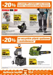 Gazetka promocyjna Obi - Gazetka OBI - Gazetka - ważna od 20.10 do 20.10.2026 - strona 10 - produkty: Piec, Top, Ser, Noż, Rozdrabniacz, Nożyce, Szlifierka kątowa, Wyrzynarka, Warka, Tarka, LANA, Wkręt, Dmuchawa do liści, Wkrętarka, Spodnie, Szlifierka, Maska, Kompresor, Akumulator, Fa