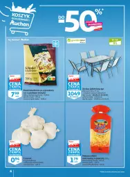 Gazetka promocyjna Auchan - Gazetka Wielkie majowe odkrycia cenowe Hipermarket Auchan - Gazetka - ważna od 02.05 do 02.05.2023 - strona 6 - produkty: Makaron, BIC, Czosnek, Stół, Szpinak