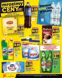 Gazetka promocyjna Topaz - Gazetka - Gazetka - ważna od 22.11 do 22.11.2023 - strona 4 - produkty: Piwa, Piwo, Domestos, Top, Por, Koc, Gra, Papier, Proszek do prania, Kawa mielona, Kawa, Papier toaletowy, Perła, Pepsi, Lipton, Edam, Płyn do wc, Bryza, Napój, Fa