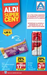 Gazetka promocyjna Aldi - Pełna oferta - Gazetka - ważna od 22.06 do 22.06.2024 - strona 24 - produkty: Piwa, Piwo, Gra, Papier, Warka, Papier toaletowy