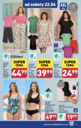 Gazetka promocyjna Aldi - Pełna oferta - Gazetka - ważna od 22.06 do 22.06.2024 - strona 39 - produkty: Majtki, T-shirt, Wełna, Strój kąpielowy, Moda, Bikini, Spodnie, Sukienka, Fa