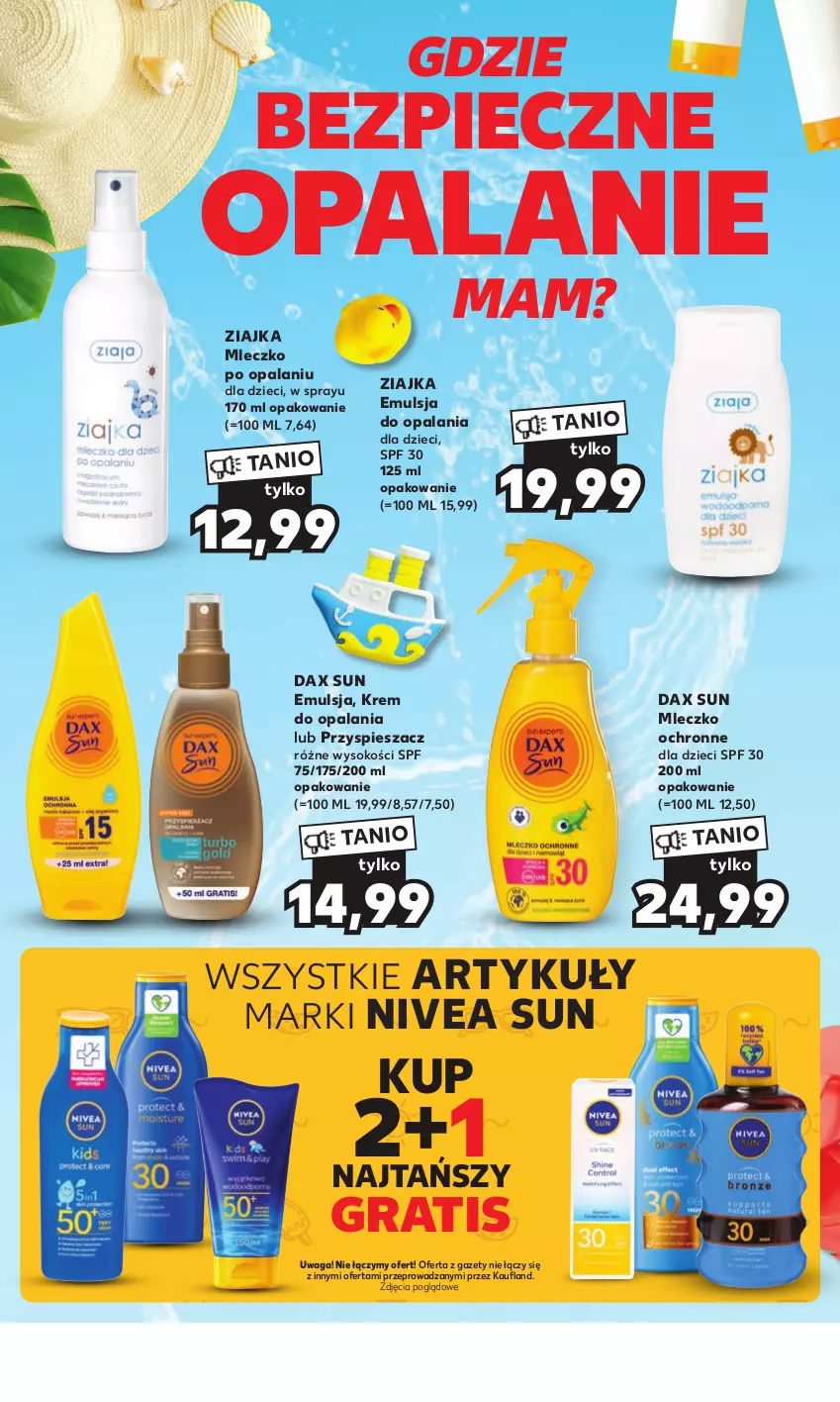 Gazetka promocyjna Kaufland - Mocny Start - ważna 31.07 do 02.08.2023 - strona 14 - produkty: DAX, Dzieci, Emulsja, Gra, Mleczko, Nivea, Piec, Sok, Waga, Ziajka