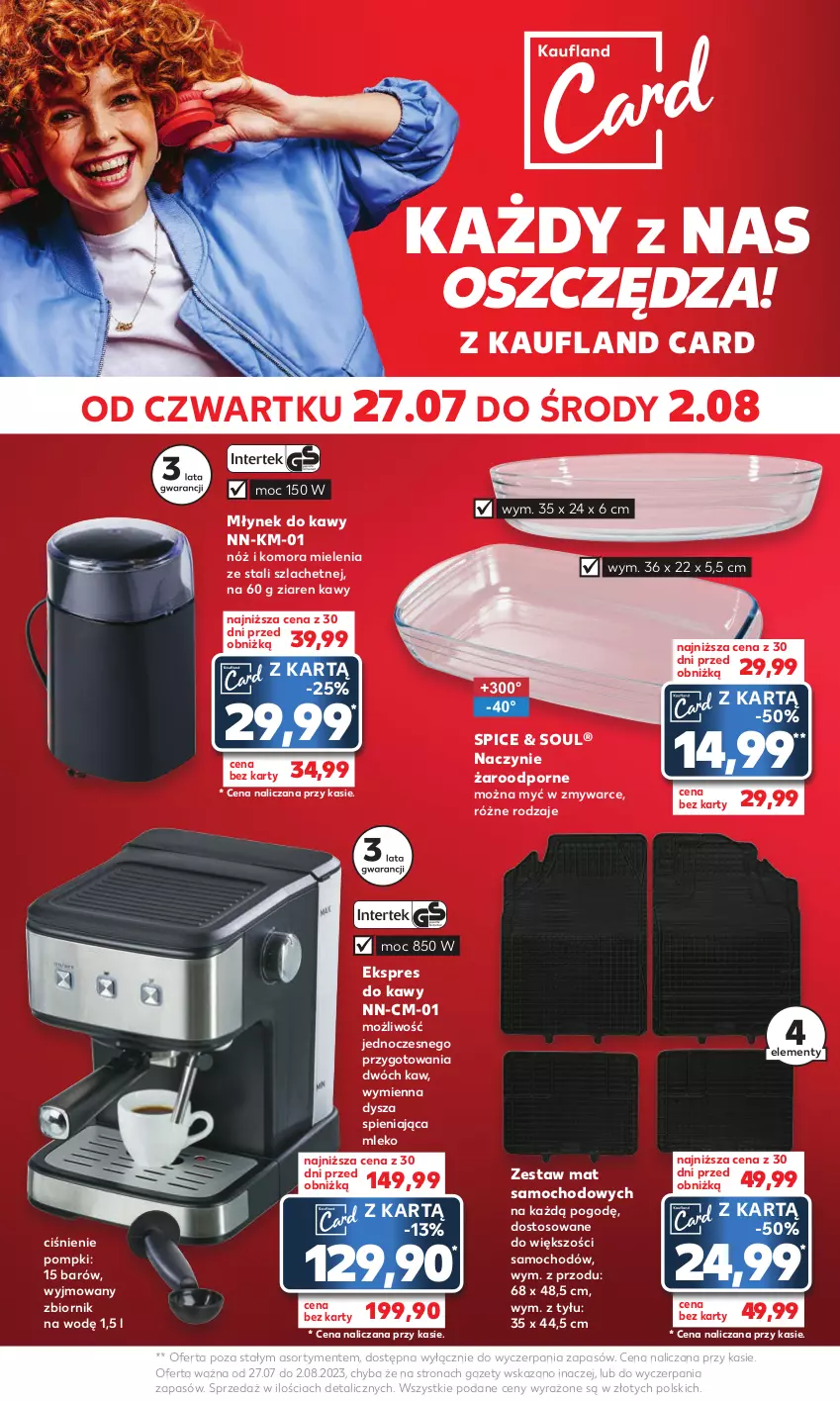Gazetka promocyjna Kaufland - Mocny Start - ważna 31.07 do 02.08.2023 - strona 18 - produkty: Mleko, Młynek, Młynek do kawy, Naczynie żaroodporne, Por
