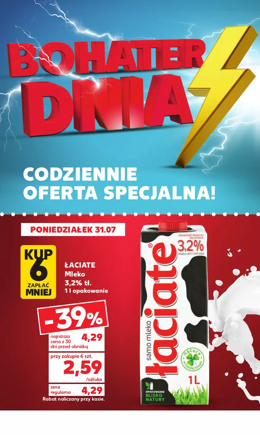 Gazetka promocyjna Kaufland - Mocny Start - ważna 31.07 do 02.08.2023 - strona 2 - produkty: Mleko