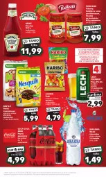 Gazetka promocyjna Kaufland - Mocny Start - Gazetka - ważna od 02.08 do 02.08.2023 - strona 5 - produkty: Piwa, Piwo, Ketchup, Sos, Gra, Coca-Cola, Pulpety, Napój gazowany, Danio, Woda mineralna, Pudliszki, Woda, Haribo, Napój, Heinz, Nestlé, Lech Premium, Fa