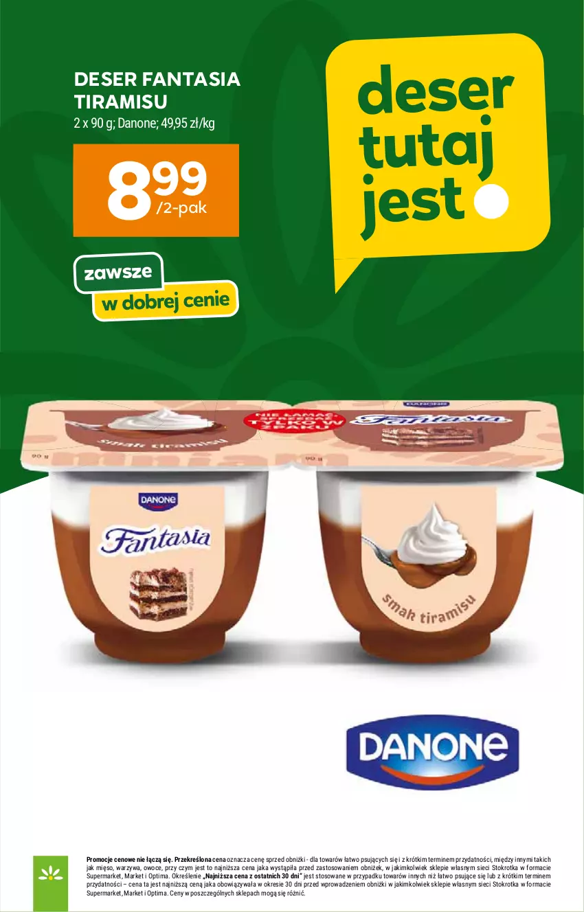 Gazetka promocyjna Stokrotka - Supermarket - ważna 14.05 do 20.05.2026 - strona 18 - produkty: Deser, Fa, Fanta, HP, Ser