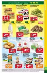 Gazetka promocyjna Stokrotka - Supermarket - Gazetka - ważna od 20.05 do 20.05.2026 - strona 5 - produkty: Ser topiony, Warzywa, Top, Ser, Mus, Gra, Salami, Twaróg, Président, Chia, Ziemniaki, Serek homogenizowany, Palma, Serek, Optima, Winogrona, Farm Milk, Edam, Pudding, Twaróg półtłusty, Ferrero, Baton, Owoce, Ser salami, Wino, Masło, Napój, Mięso, Kinder, Mleko, Fa