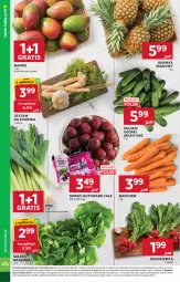 Gazetka promocyjna Stokrotka - Supermarket - Gazetka - ważna od 20.05 do 20.05.2026 - strona 8 - produkty: Warzywa, Por, Gra, Sałata masłowa, Ananas, Sałat, Optima, Buraki, Owoce, Grunt, Masło, Mango, Rzodkiewka, Mięso