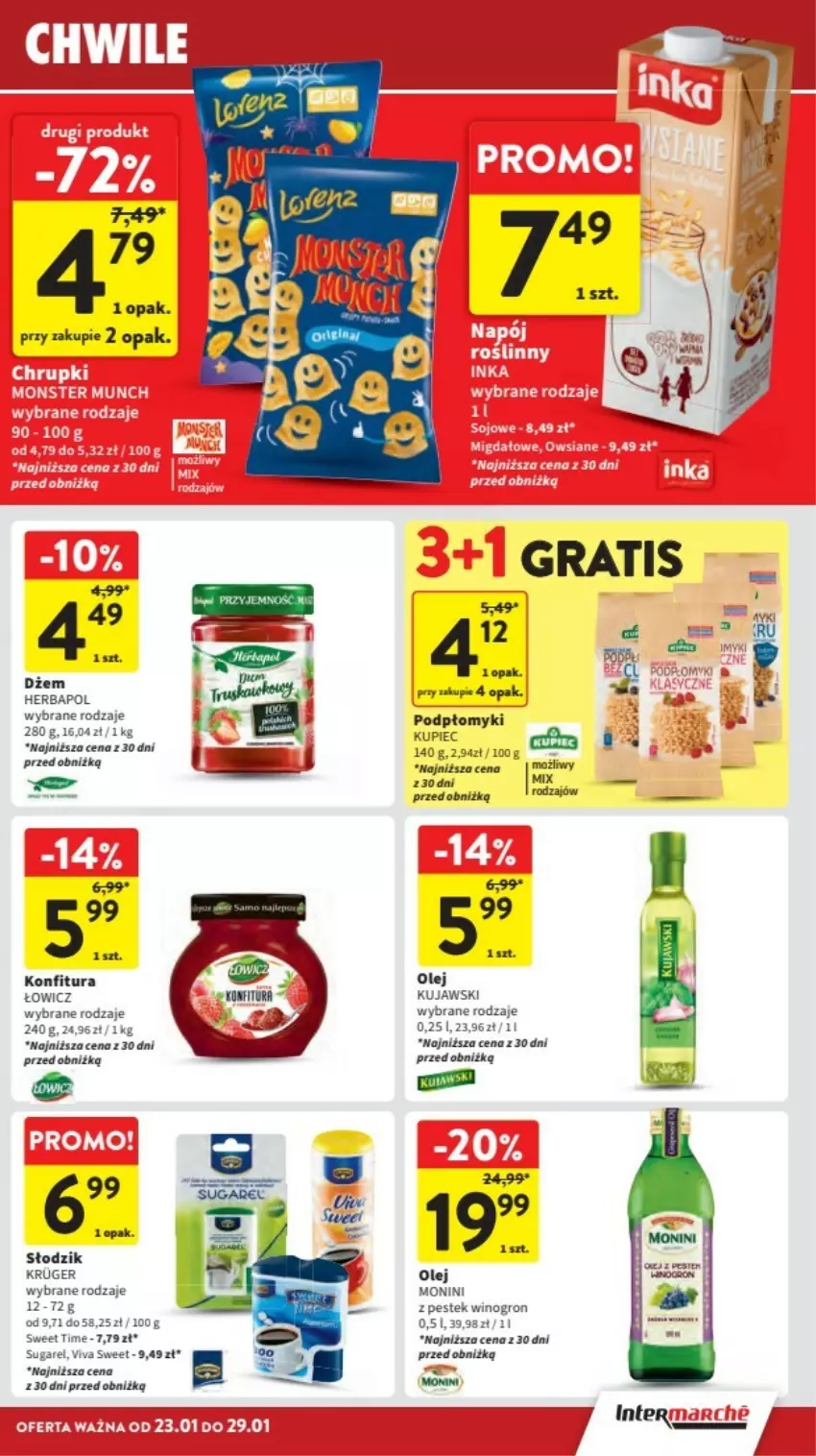 Gazetka promocyjna Intermarche - ważna 23.01 do 29.01.2025 - strona 16 - produkty: Gra, Herbapol, Konfitura, Kupiec, Olej, Piec, Stek