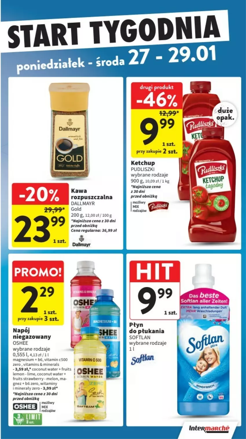 Gazetka promocyjna Intermarche - ważna 23.01 do 29.01.2025 - strona 29 - produkty: Dallmayr, Kawa, Ketchup, Melon, Oshee, Pudliszki