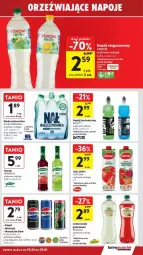 Gazetka promocyjna Intermarche - Gazetka - ważna od 29.01 do 29.01.2025 - strona 20 - produkty: Pupa, Nałęczowianka, Sok, Lemoniada, Mirinda, Fortuna, Napój izotoniczny, Syrop, Woda mineralna, Woda, Napój, Herbapol, Fa