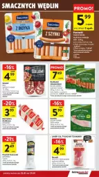 Gazetka promocyjna Intermarche - Gazetka - ważna od 29.01 do 29.01.2025 - strona 5 - produkty: Kurczak, Salami, Drobimex, Bell, Parówki, Pasztet, Szynka, Tarczyński, Boczek, Danio, Fa