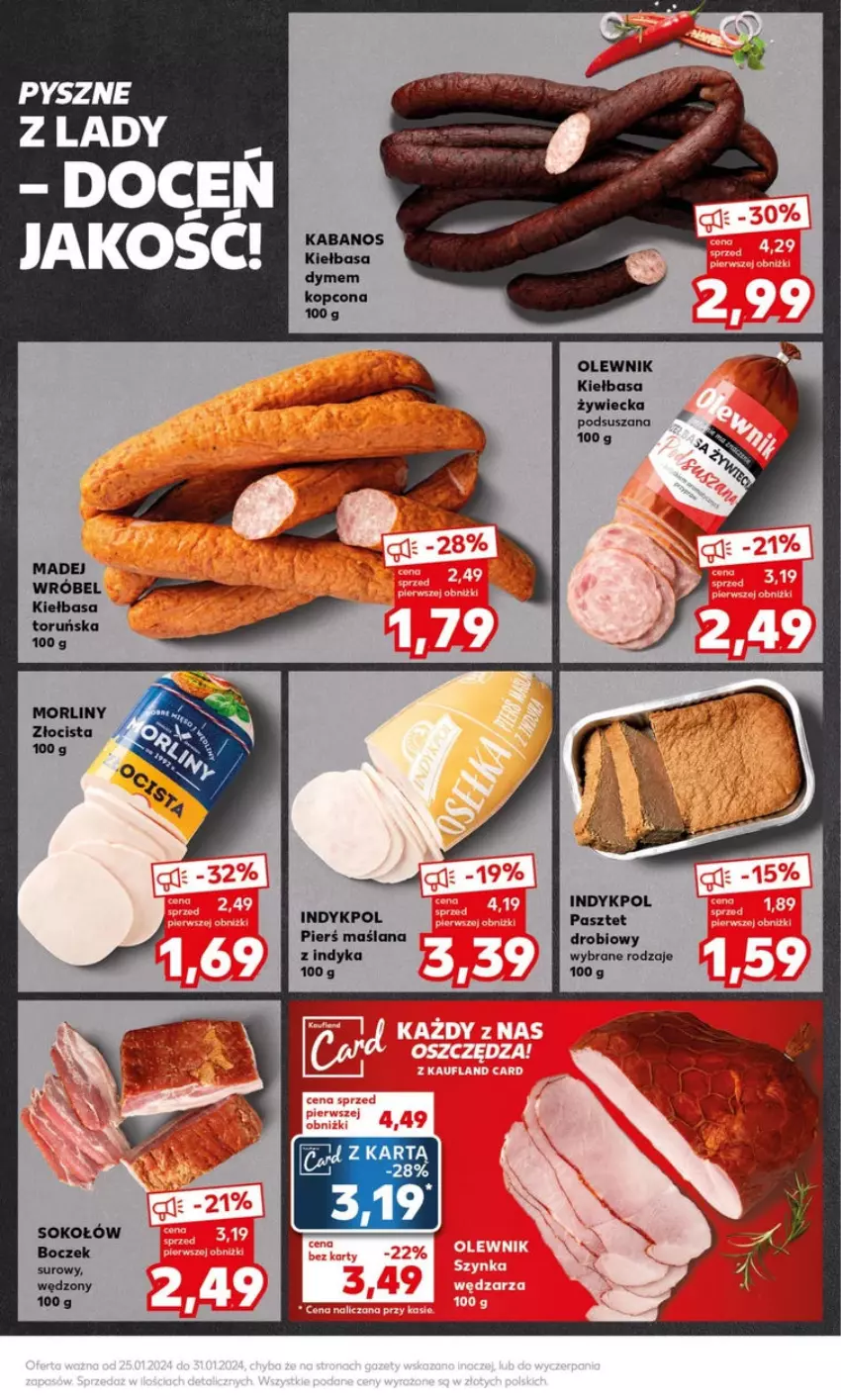 Gazetka promocyjna Kaufland - ważna 29.01 do 31.01.2024 - strona 11 - produkty: Kiełbasa, LANA, Olewnik, Pasztet