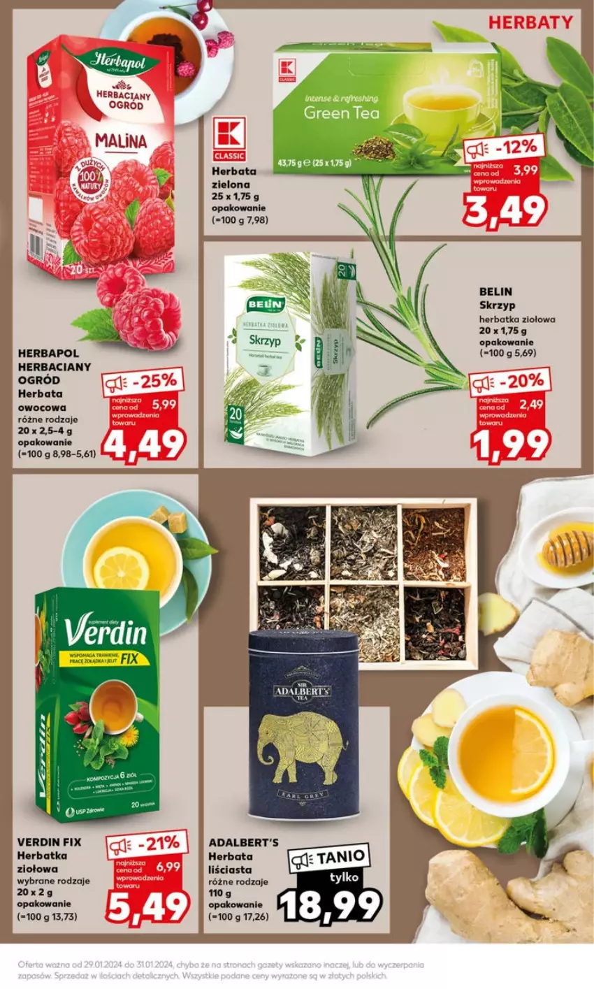 Gazetka promocyjna Kaufland - ważna 29.01 do 31.01.2024 - strona 14 - produkty: Anew, Herbapol, Herbata, Ogród