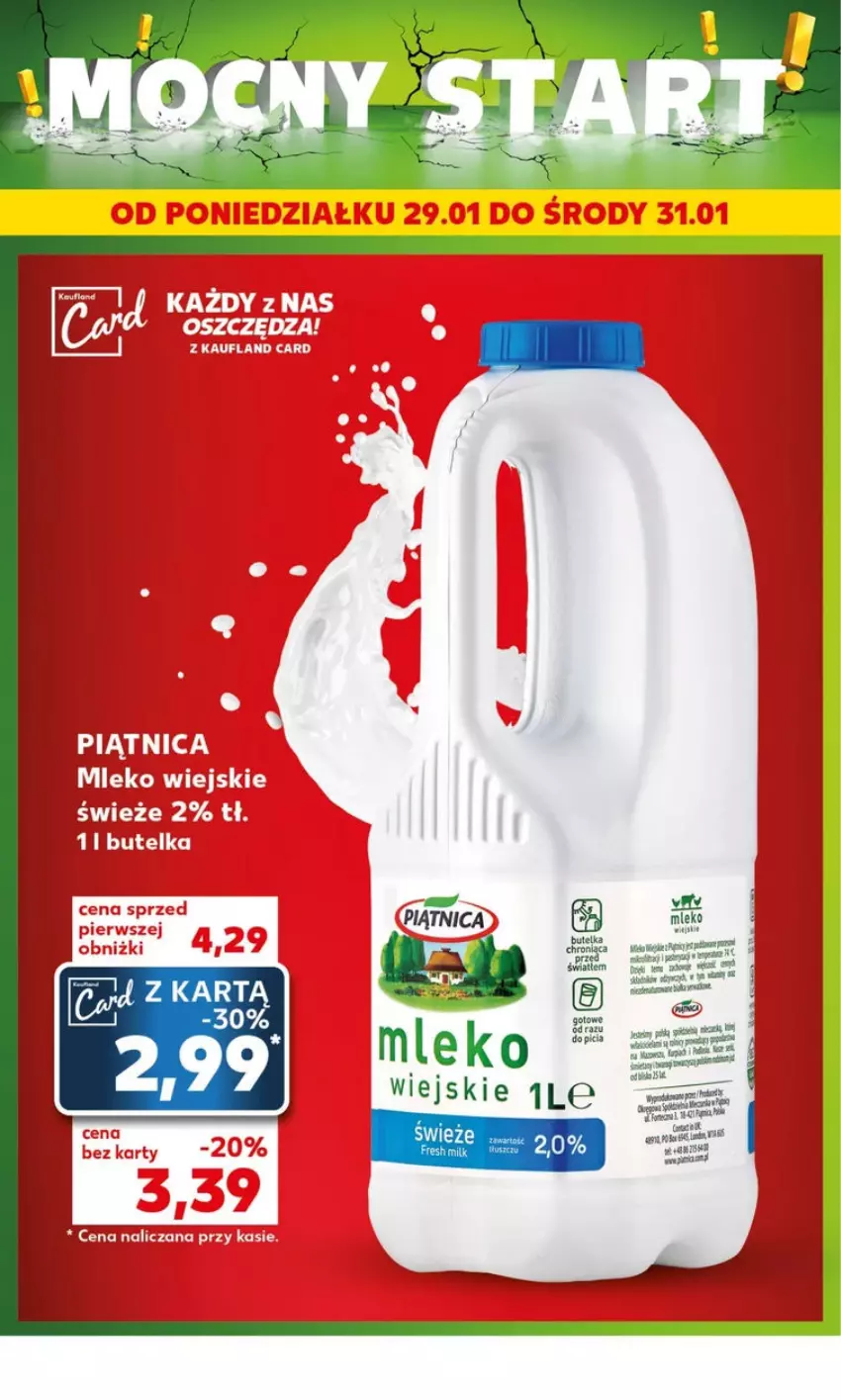 Gazetka promocyjna Kaufland - ważna 29.01 do 31.01.2024 - strona 23 - produkty: Mleko