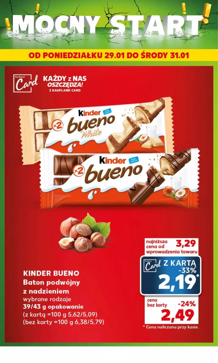 Gazetka promocyjna Kaufland - ważna 29.01 do 31.01.2024 - strona 25 - produkty: Baton, Fa, Kinder, Kinder Bueno