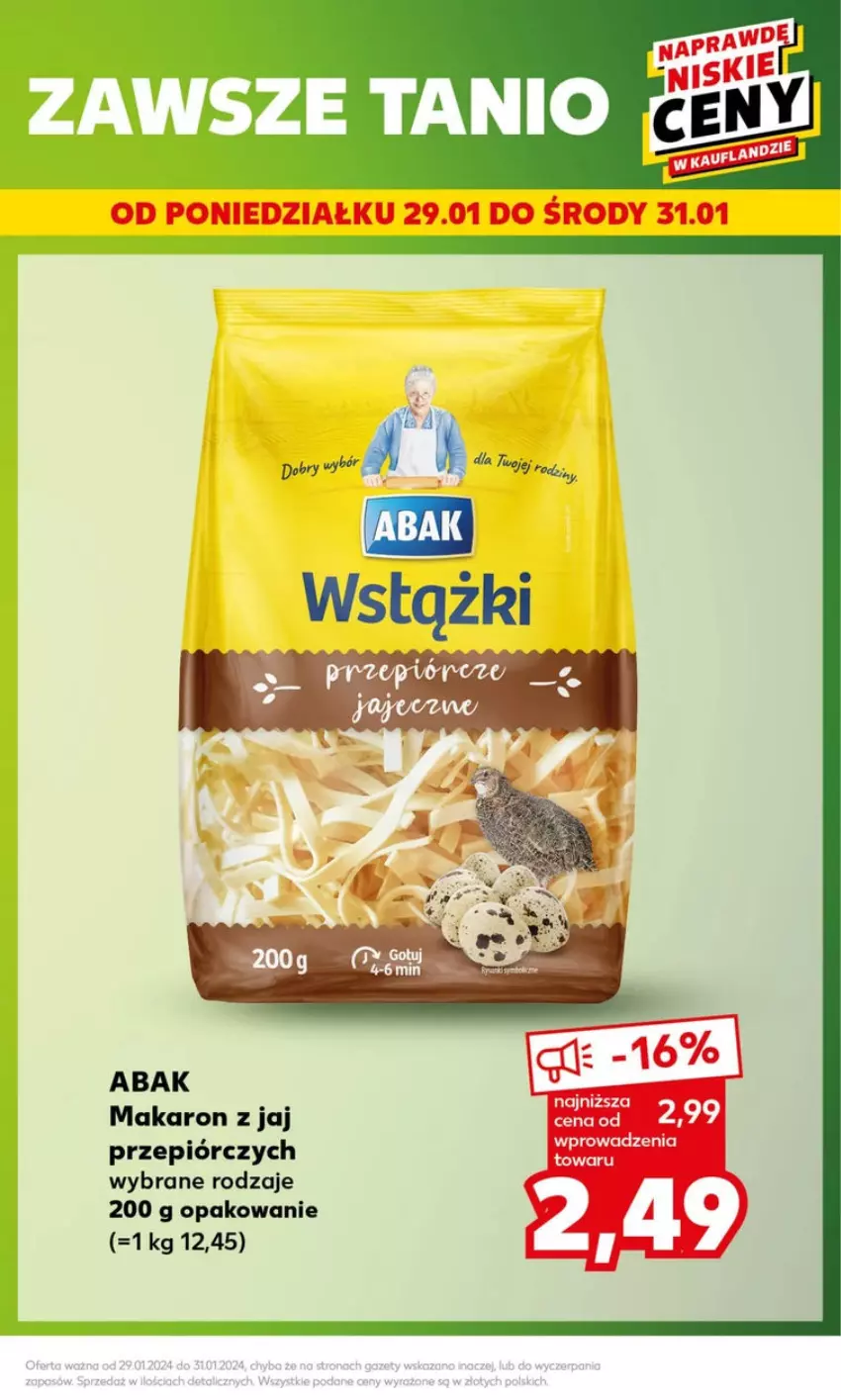 Gazetka promocyjna Kaufland - ważna 29.01 do 31.01.2024 - strona 26 - produkty: Makaron