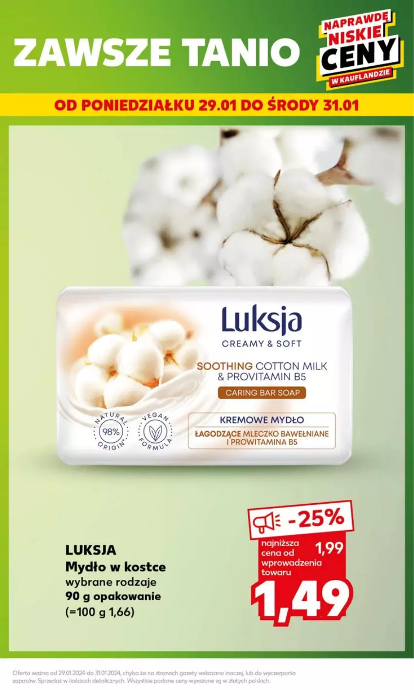 Gazetka promocyjna Kaufland - ważna 29.01 do 31.01.2024 - strona 28 - produkty: Luksja, Mleczko, Mydło