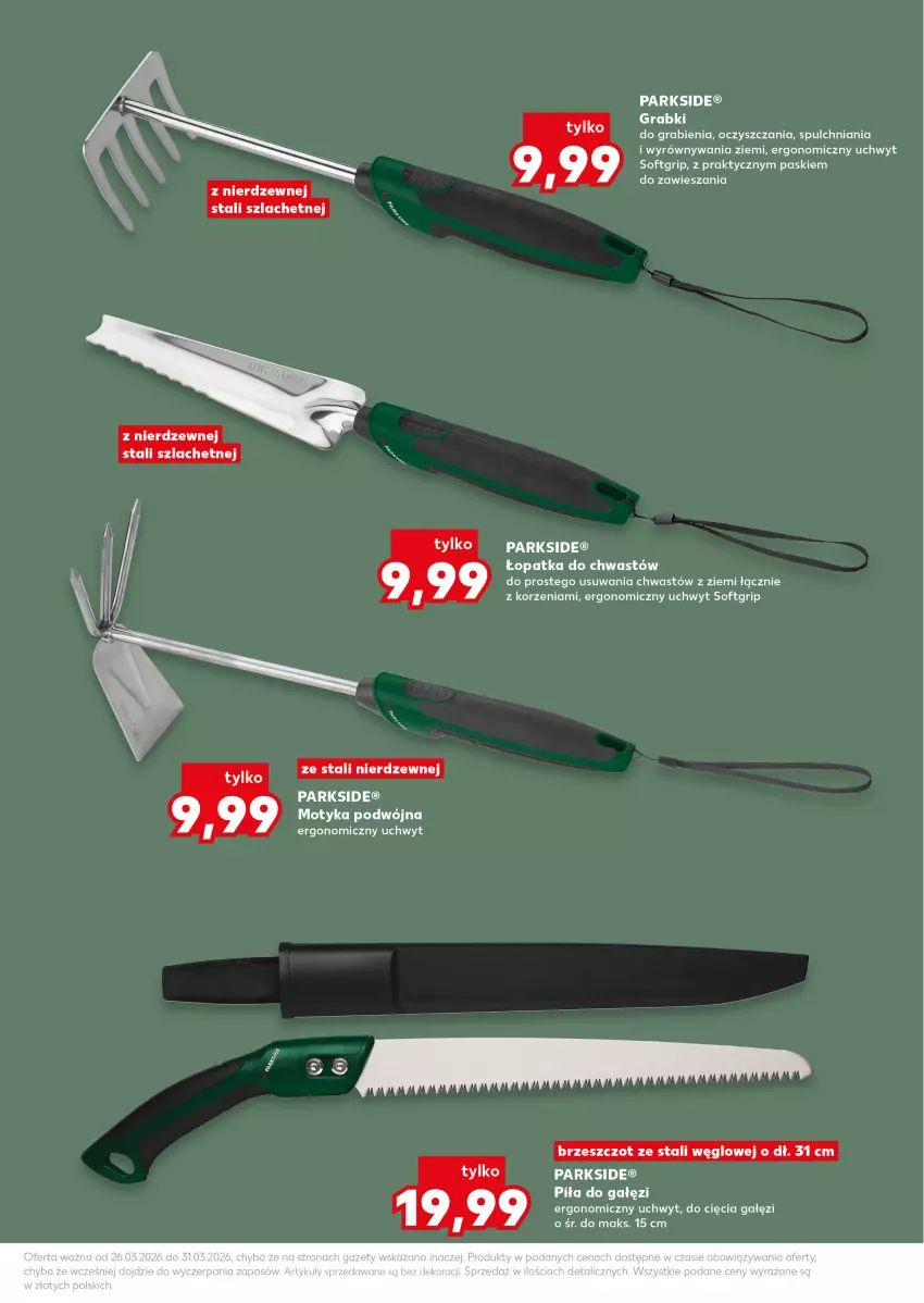 Gazetka promocyjna Kaufland - Kaufland - ważna 26.03 do 31.03.2026 - strona 15 - produkty: Gra, Parkside, Piła do gałęzi