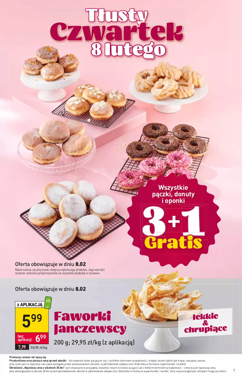 Gazetka promocyjna Stokrotka - Supermarket - ważna 08.02 do 14.02.2024 - strona 12 - produkty: Donut, Mięso, Nuty, Owoce, Por, Warzywa