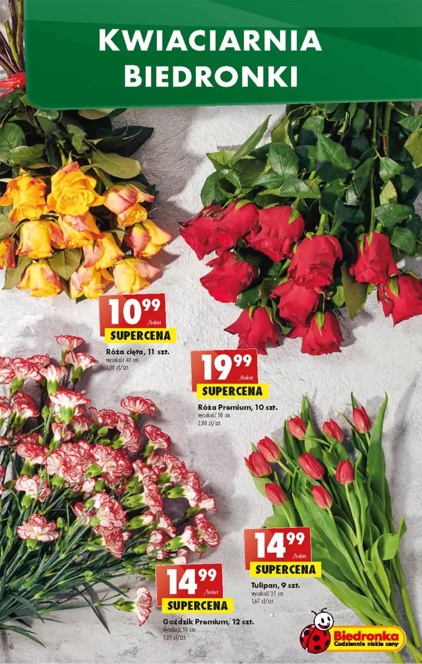 Gazetka promocyjna Biedronka - W tym tygodniu - ważna 10.11 do 16.11.2022 - strona 19 - produkty: Bukiet, Róża, Sok, Tulipan