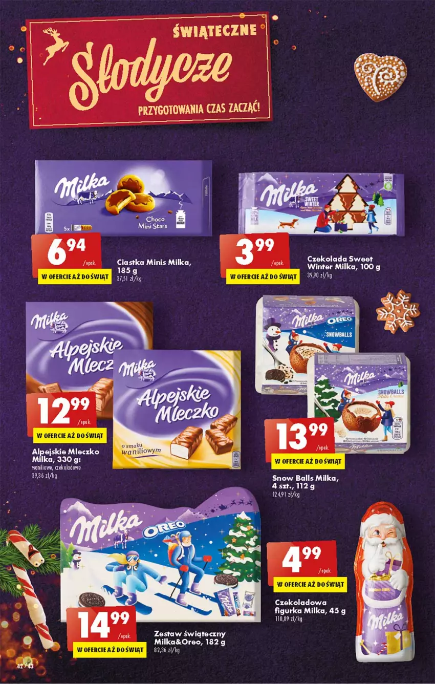 Gazetka promocyjna Biedronka - W tym tygodniu - ważna 10.11 do 16.11.2022 - strona 42 - produkty: Ciastka, Czekolada, Fa, Milka, Mleczko, Oreo