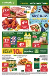 Gazetka promocyjna Stokrotka - Supermarket - Gazetka - ważna od 07.08 do 07.08.2024 - strona 1 - produkty: Warzywa, Mus, Kawa mielona, Kawa, Mlekovita, Boczek, Owoce, Jacobs, Kamis, Masło, Olej, Kiełbasa, Mięso, Nektar, Boczek wieprzowy, Musztarda, Mleko, LG