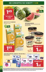 Gazetka promocyjna Stokrotka - Supermarket - Gazetka - ważna od 07.08 do 07.08.2024 - strona 6 - produkty: Warzywa, Bell, Perfecta, Tampony, Farm Milk, Spichlerz Rusiecki, Podpaski, Owoce, Bella, Wkładki, Arbuz, Kiełbasa, Mięso, Mleko, Fa