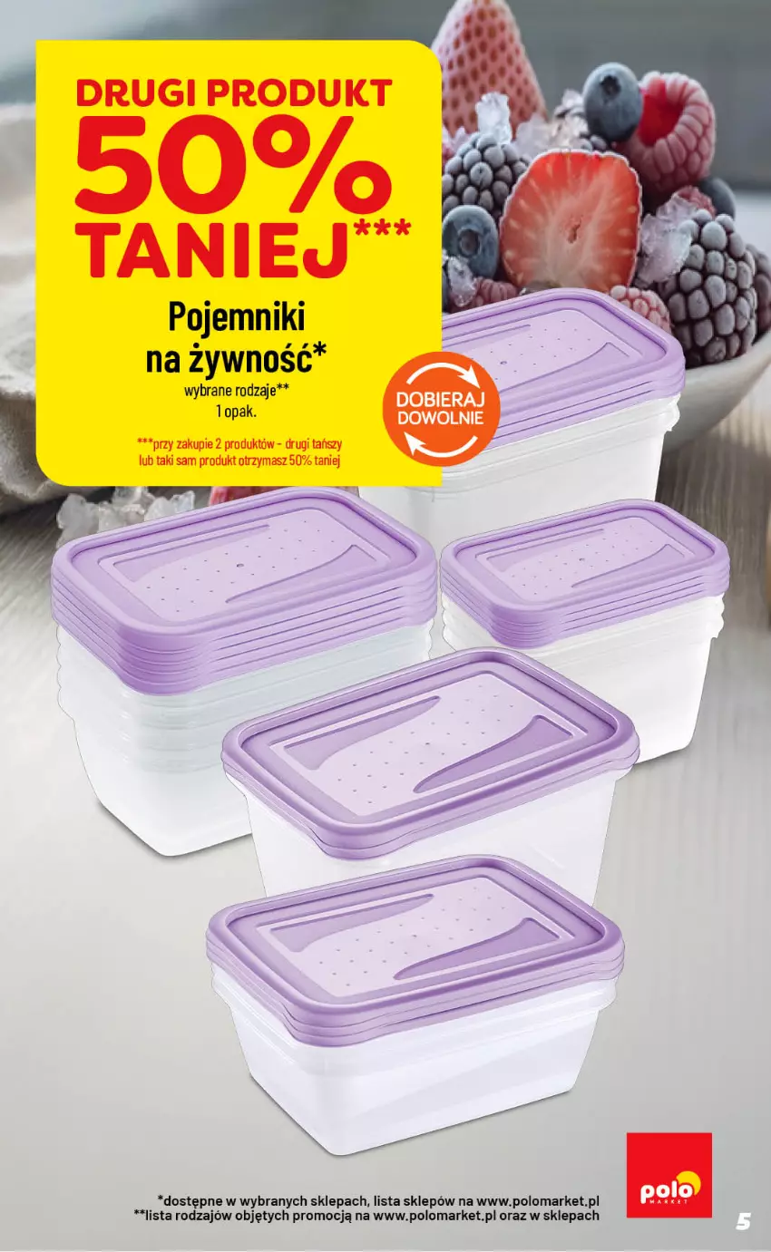 Gazetka promocyjna PoloMarket - NF od 29.07 - ważna 29.07 do 04.08.2026 - strona 5 - produkty: Pojemnik